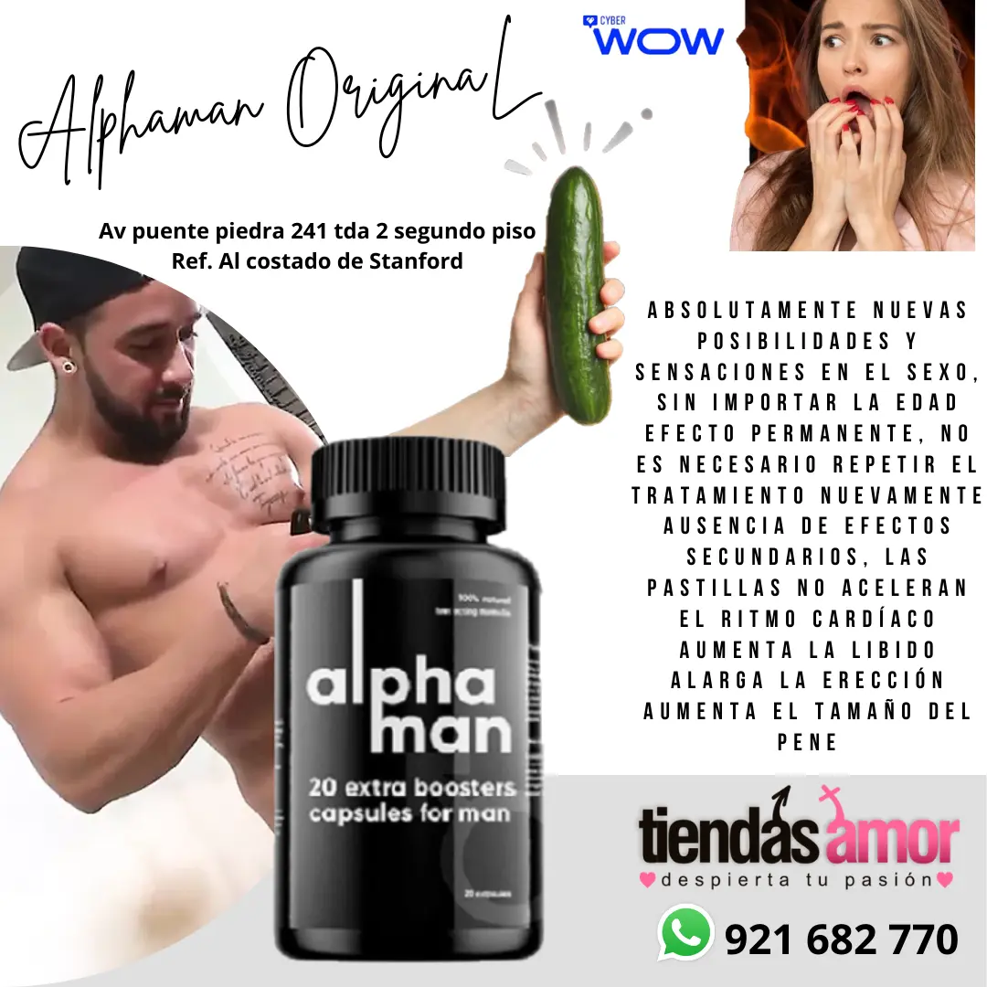 Alpha Man potenciador y energizante masculino desarrollado