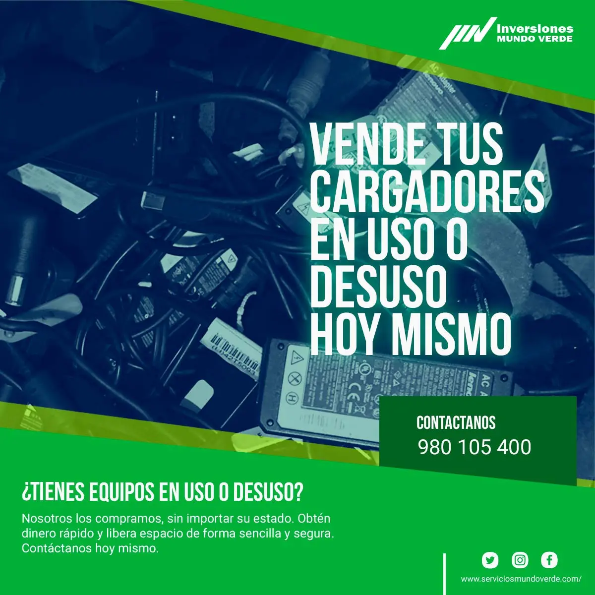 COMPRAMOS CARGADORES 