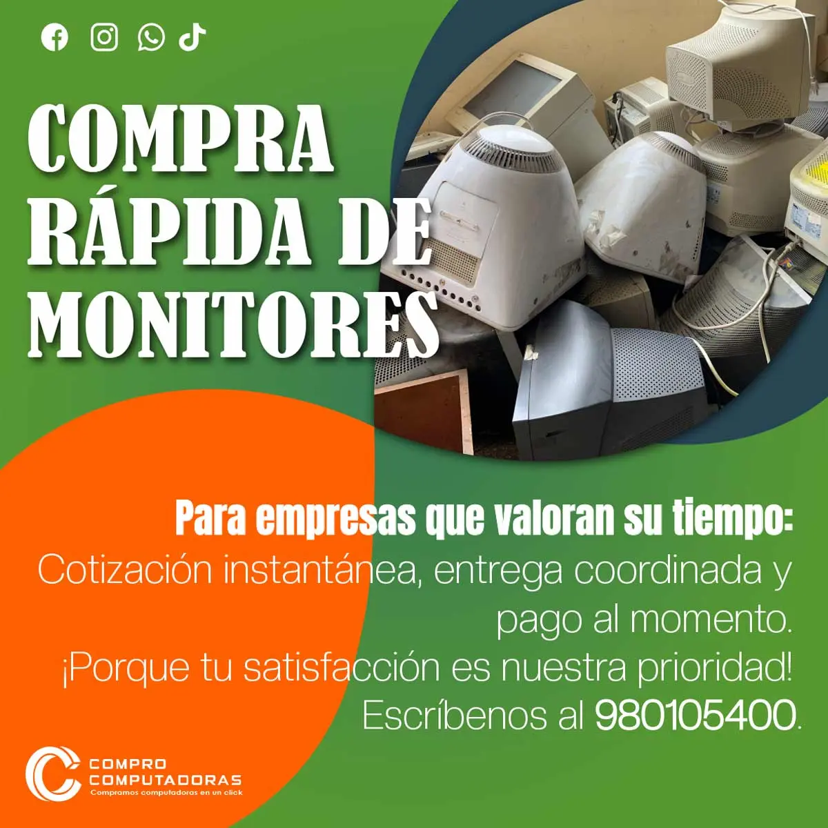 COMPRAMOS MONITORES