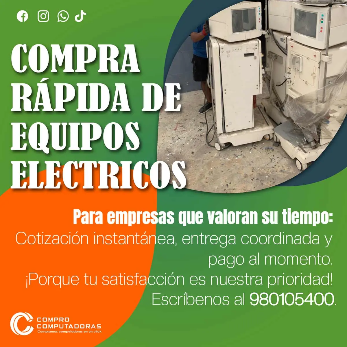 COMPRAMOS EQUIPOS ELECTRICOS 