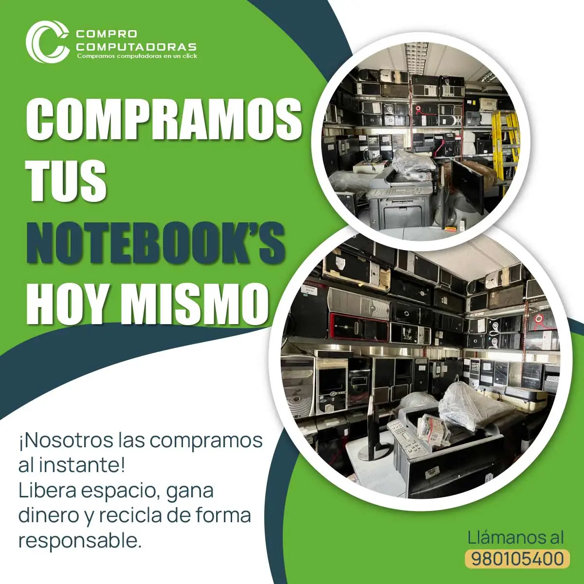 COMPRAMOS NOTEBOOKS 