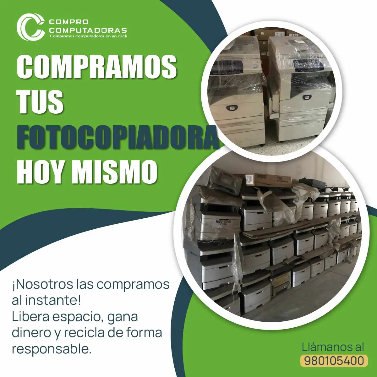 COMPRAMOS FOTOCOPIADORAS