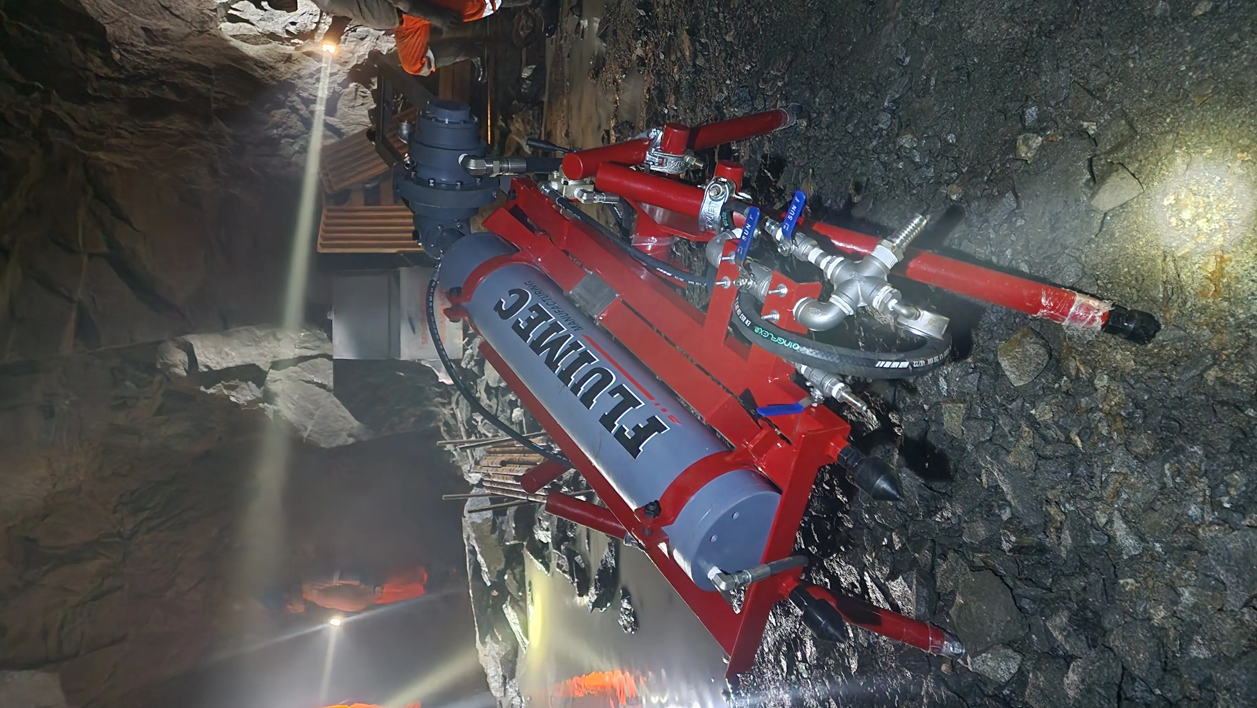 PACKSACK NEUMÁTICA FL50 equipo para industria minera 