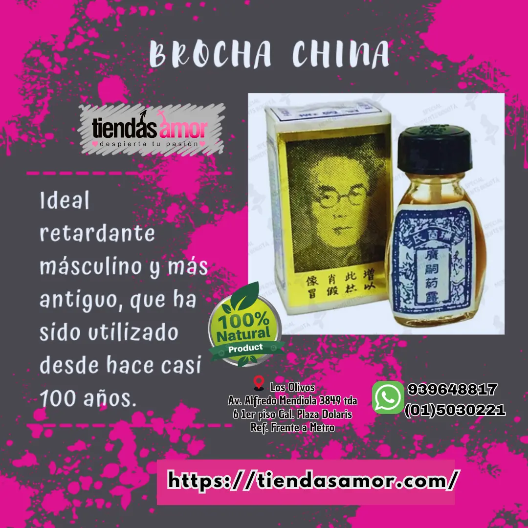 Brocha China para mejorar tu encuentro sexual - IZAGUIRRE 
