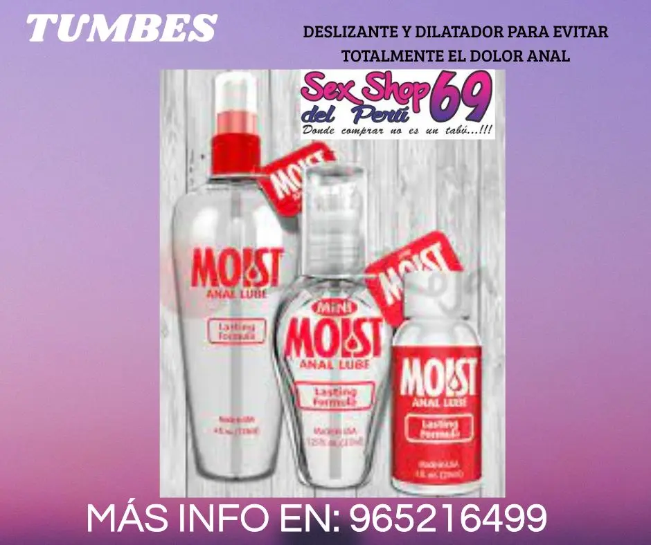 LUBRICANTE ANAL HÚMEDO TUMBES 965216499 