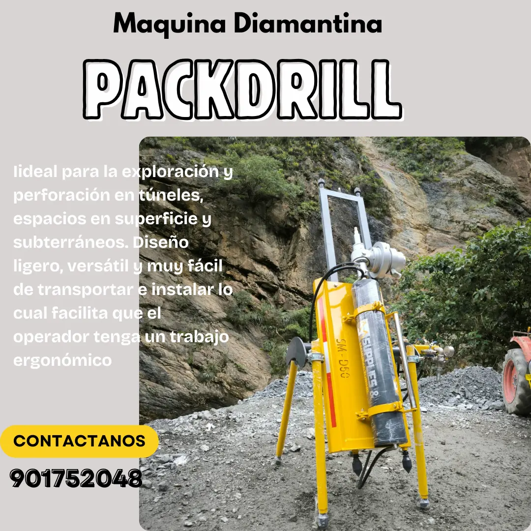 MAQUINA NEUMATICA PACKDRILL SMD50 - TRABAJOS EN MINA