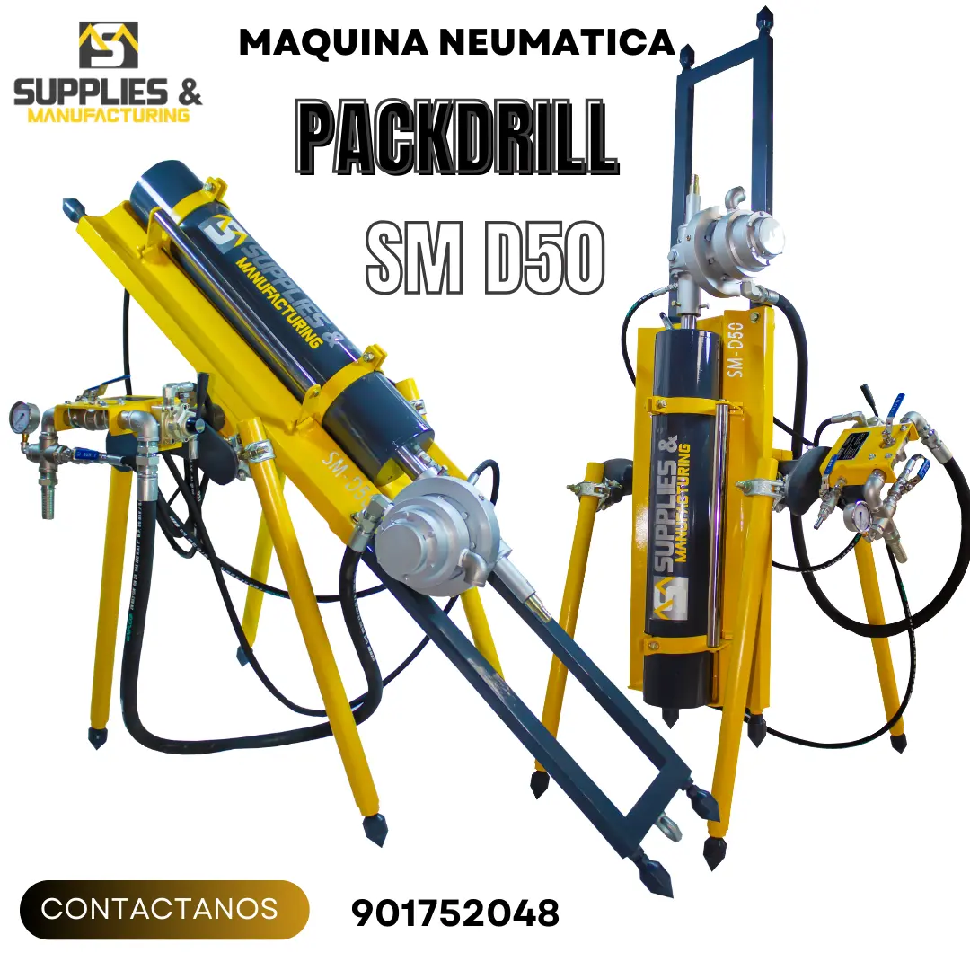 EQUIPA NEUMATICO PARA MINA PACKDRILL