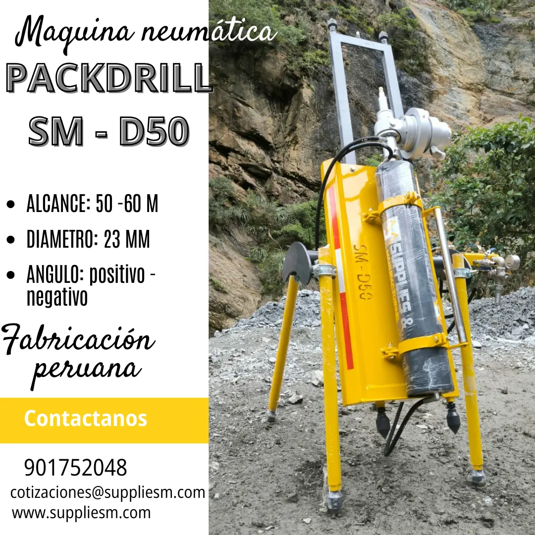 PACKDRILL DIAMANTINA NEUMATICA - SUPPLIES