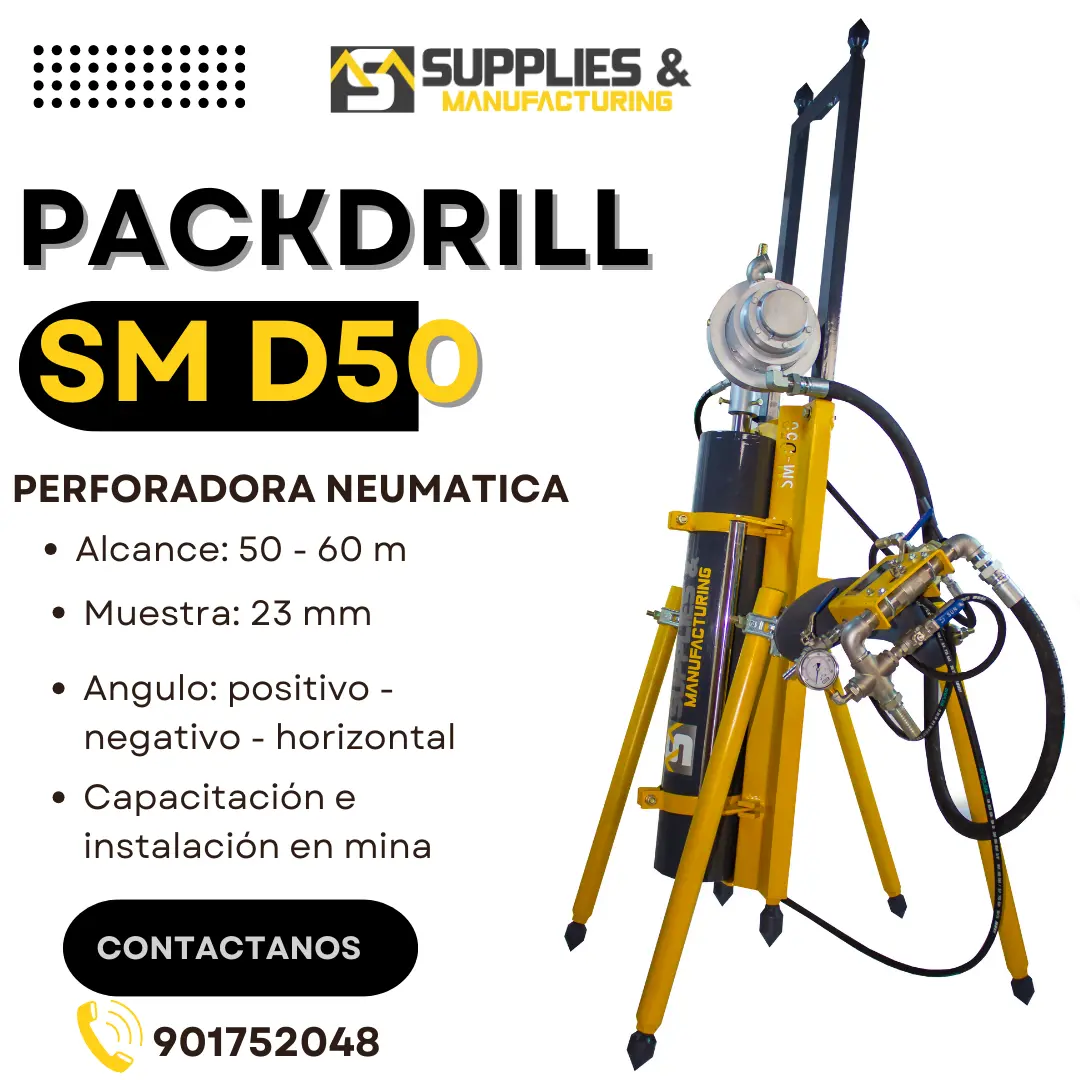 MAQUINA DIAMANTINA PACKDRILL PARA PROYECTOS MINEROS 