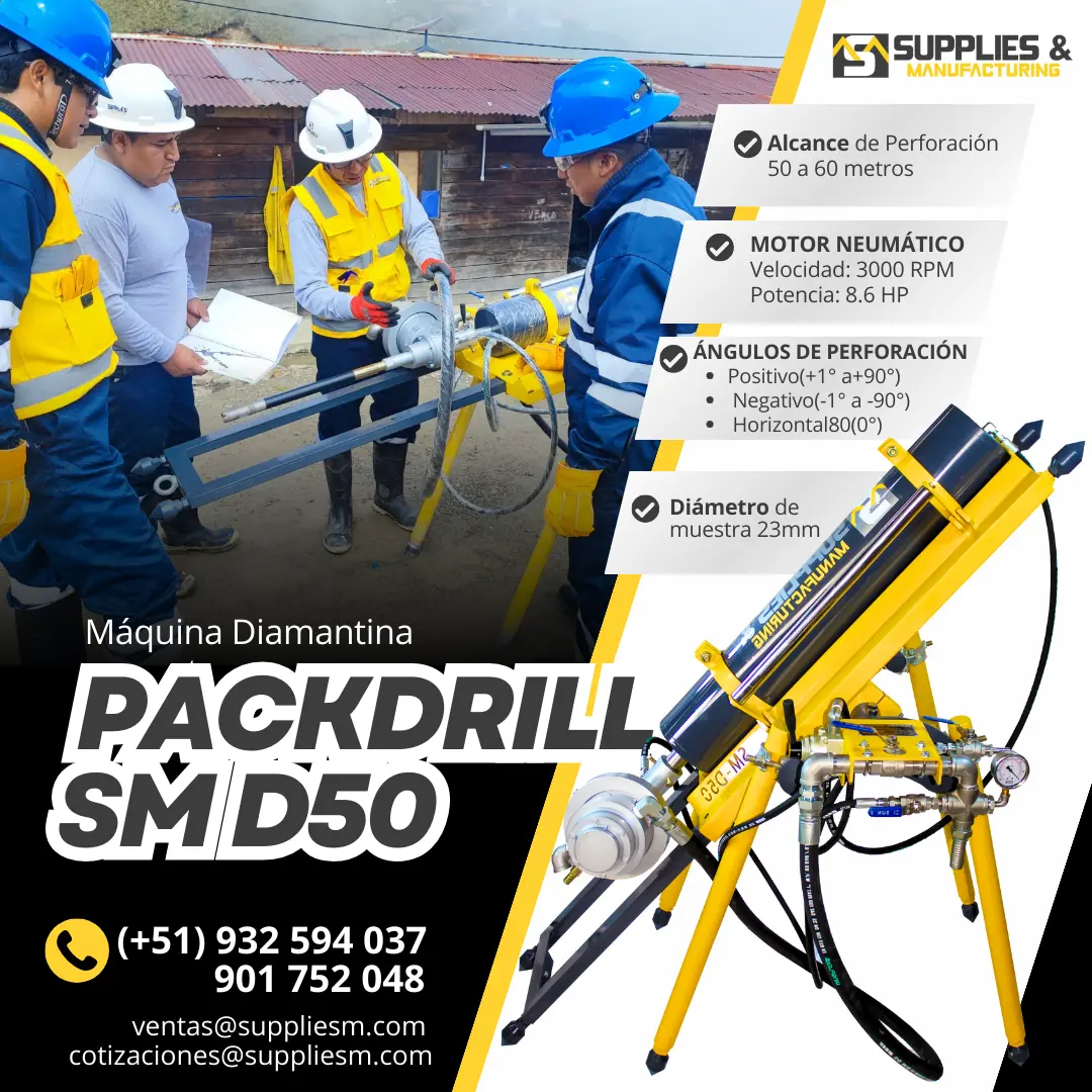 Equipo para exploración en superficie e interior mina