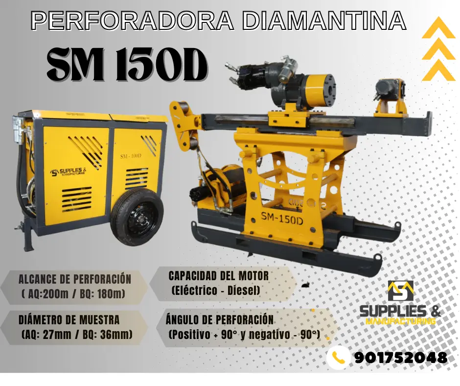 MAQUINA DIAMANTINA HIDRAULICA PARA EXPLORACION