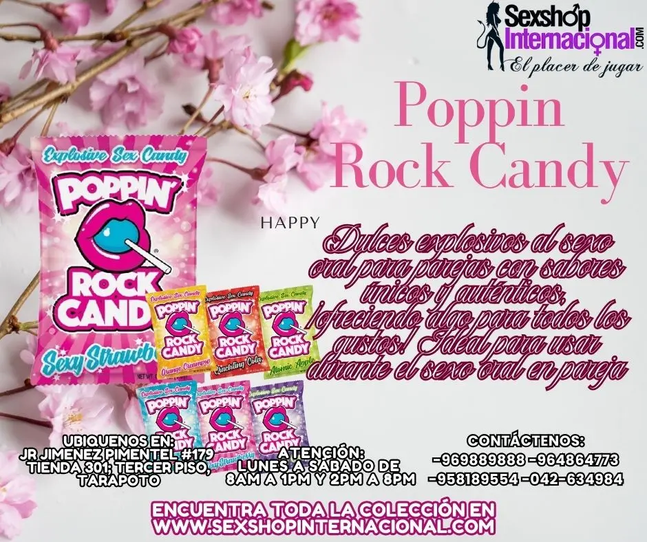 POPPIN ROCK CANDY EXPLOSIONES DE SABORES