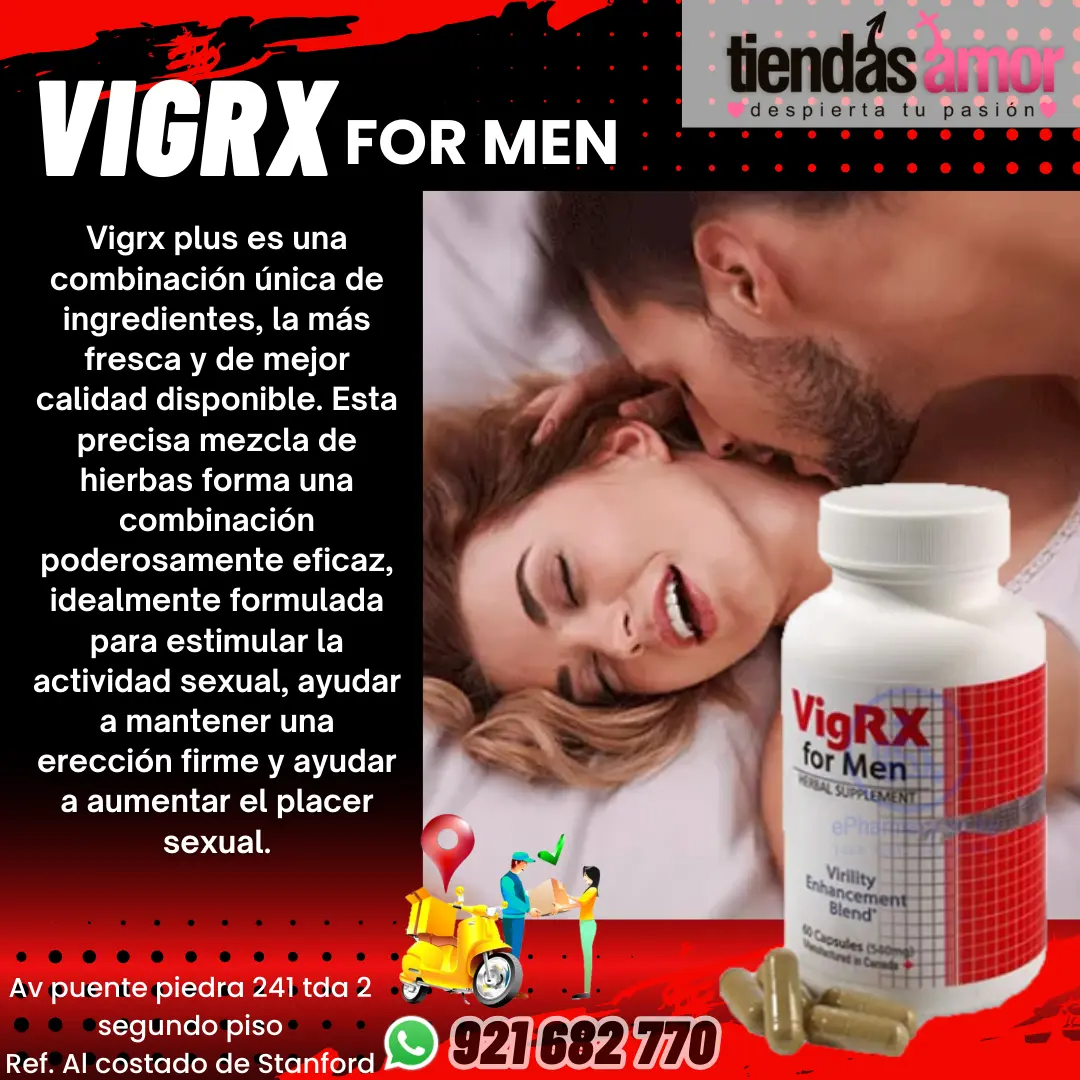 VigRX Formen Para mejorar la virilidad Ayuda a mejorar el rendimiento la resistencia y el aguante.