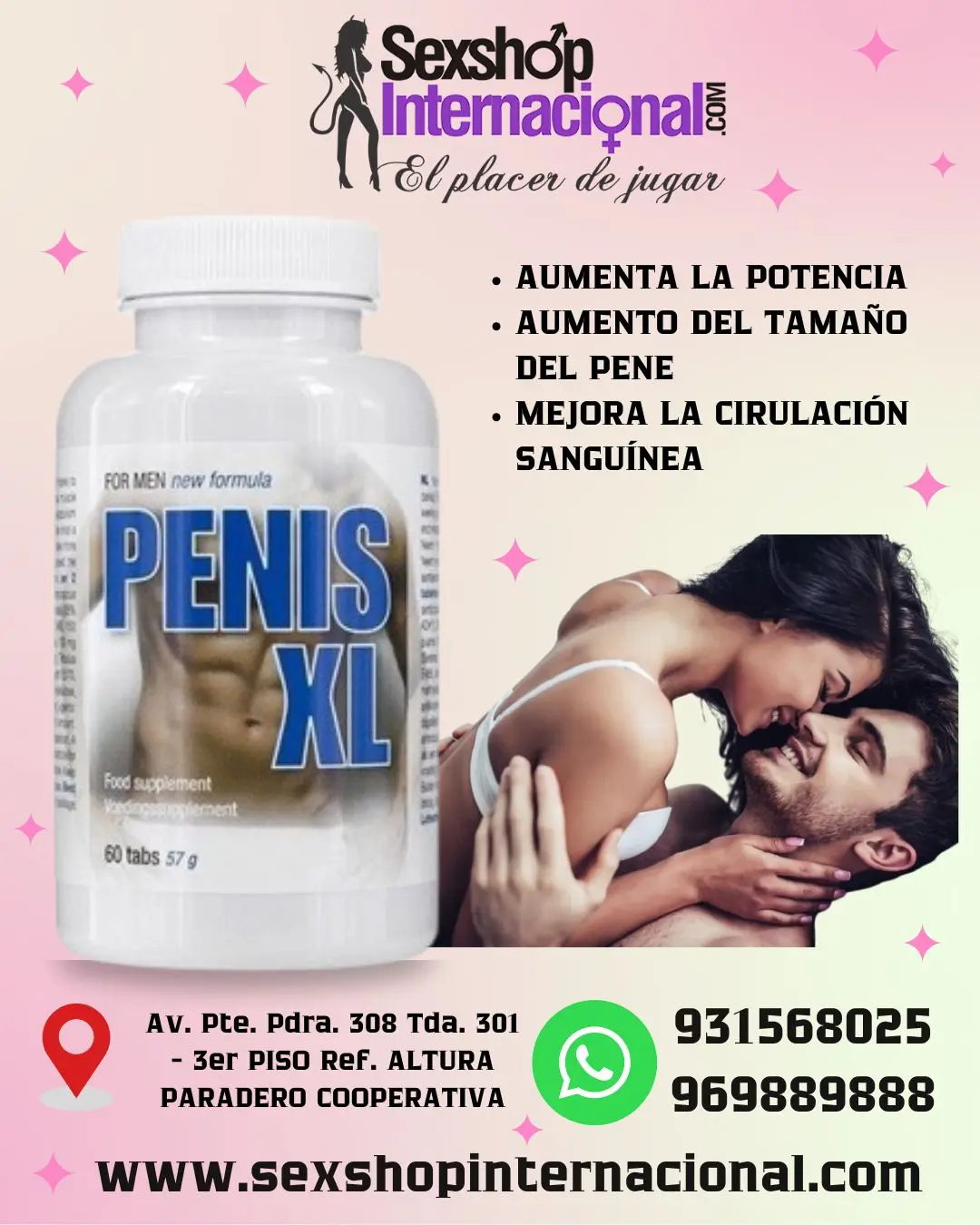 PENIS XL -ORGASMOS MÁS INTENSOS Y POTENTES
