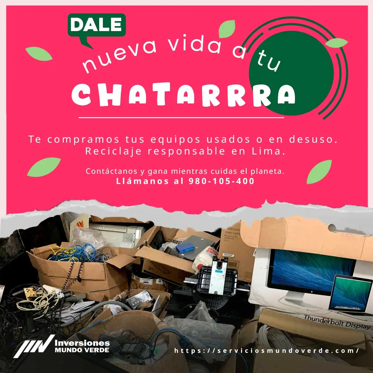  Recicla tus electrónicos con nosotros y gana dinero 