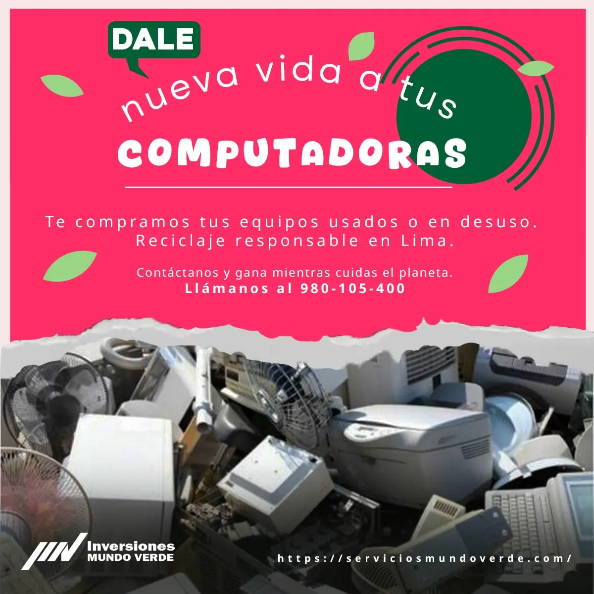  Recicla tus electrónicos con nosotros y gana dinero 
