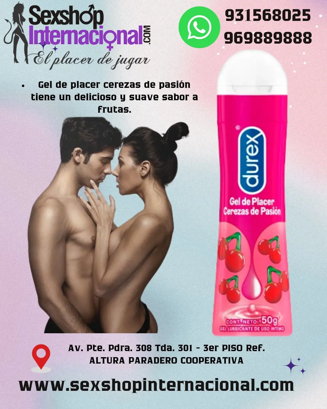  GEL DUREX PLAY CEREZAS DE PASIÓN