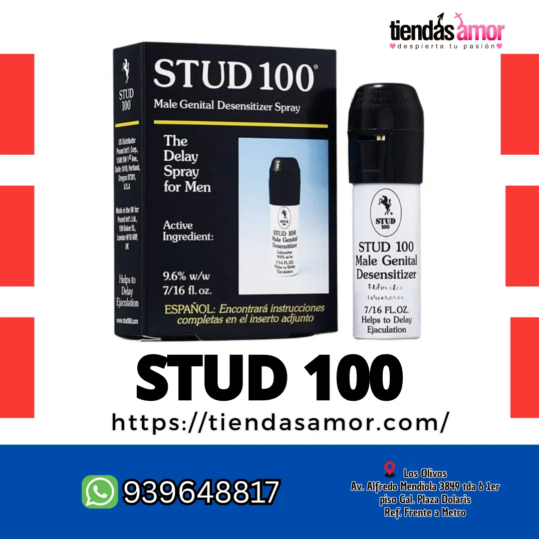  STUD 100 spray retardante para la eyaculación precoz