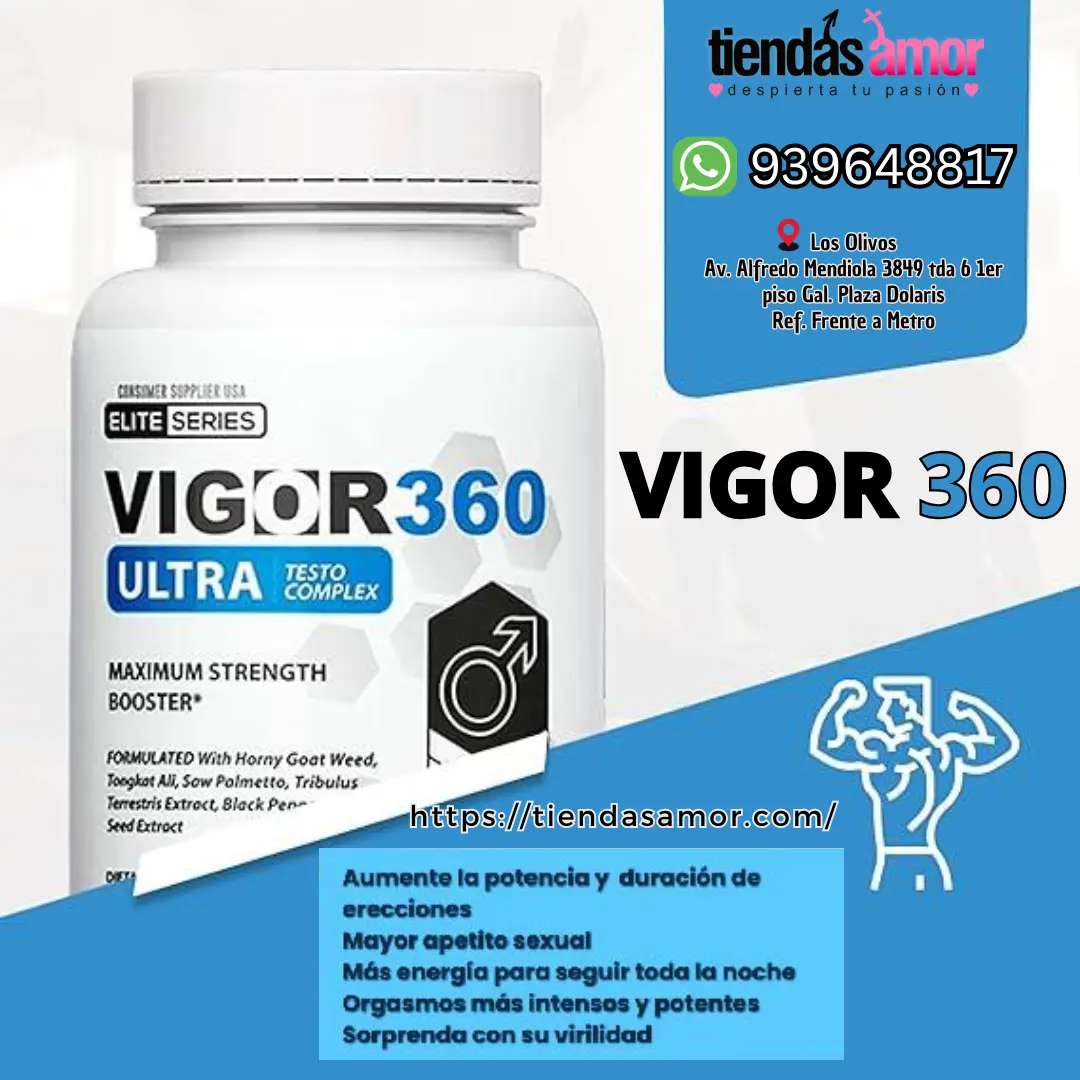 VIGOR 360 ERECCIONES FUERTES Y DE LARGA DURACIÓN 