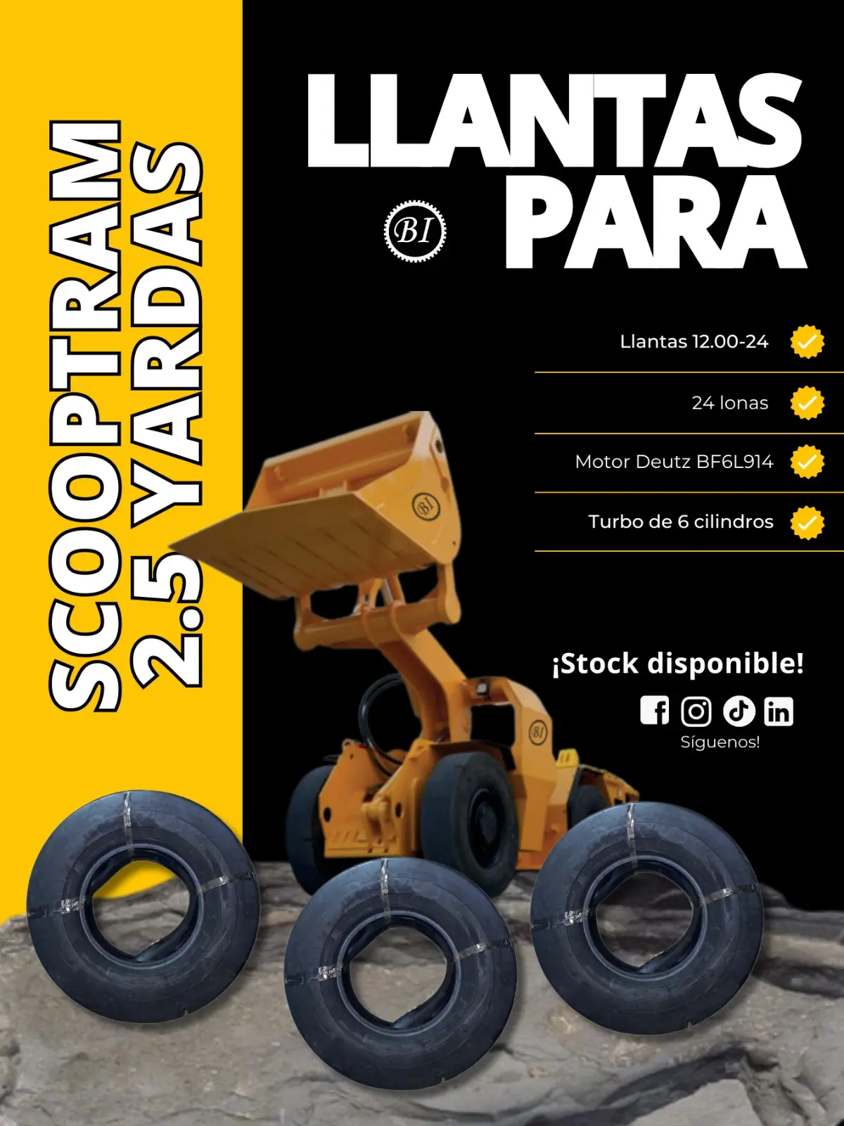 LLANTAS PARA SCOOPTRAM