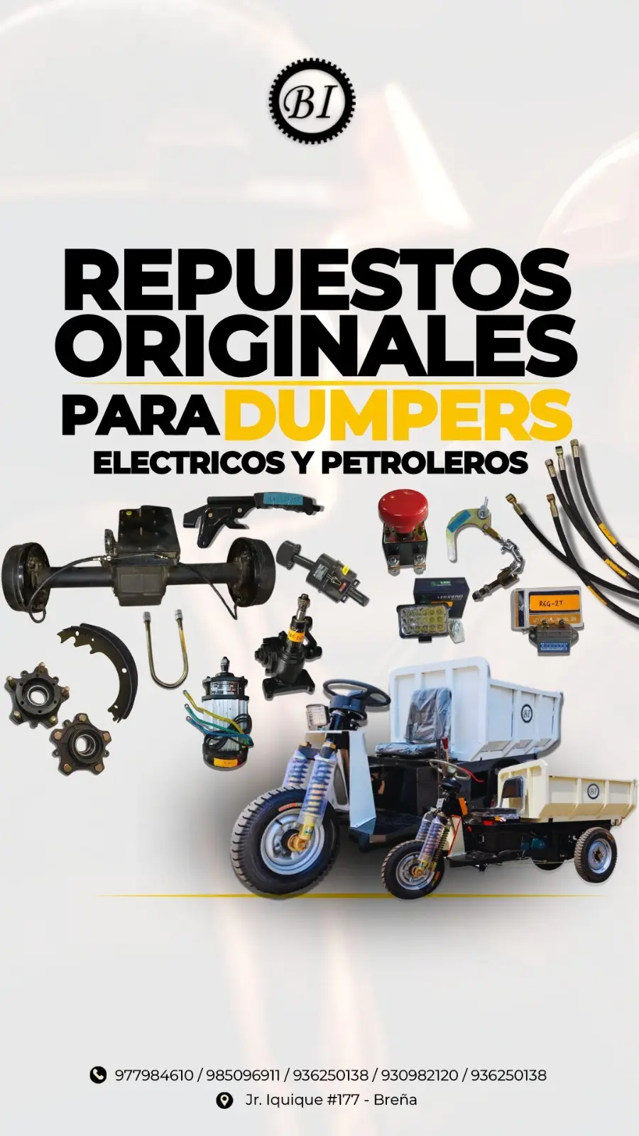 REPUESTOS PARA DUMPER 