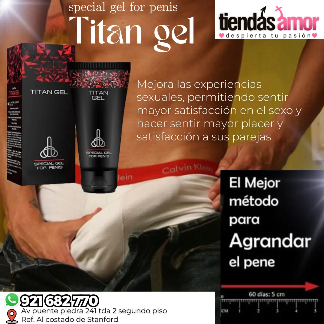 ORIGINAL TITAN GOREL Crema especial para hombres el aumento natural