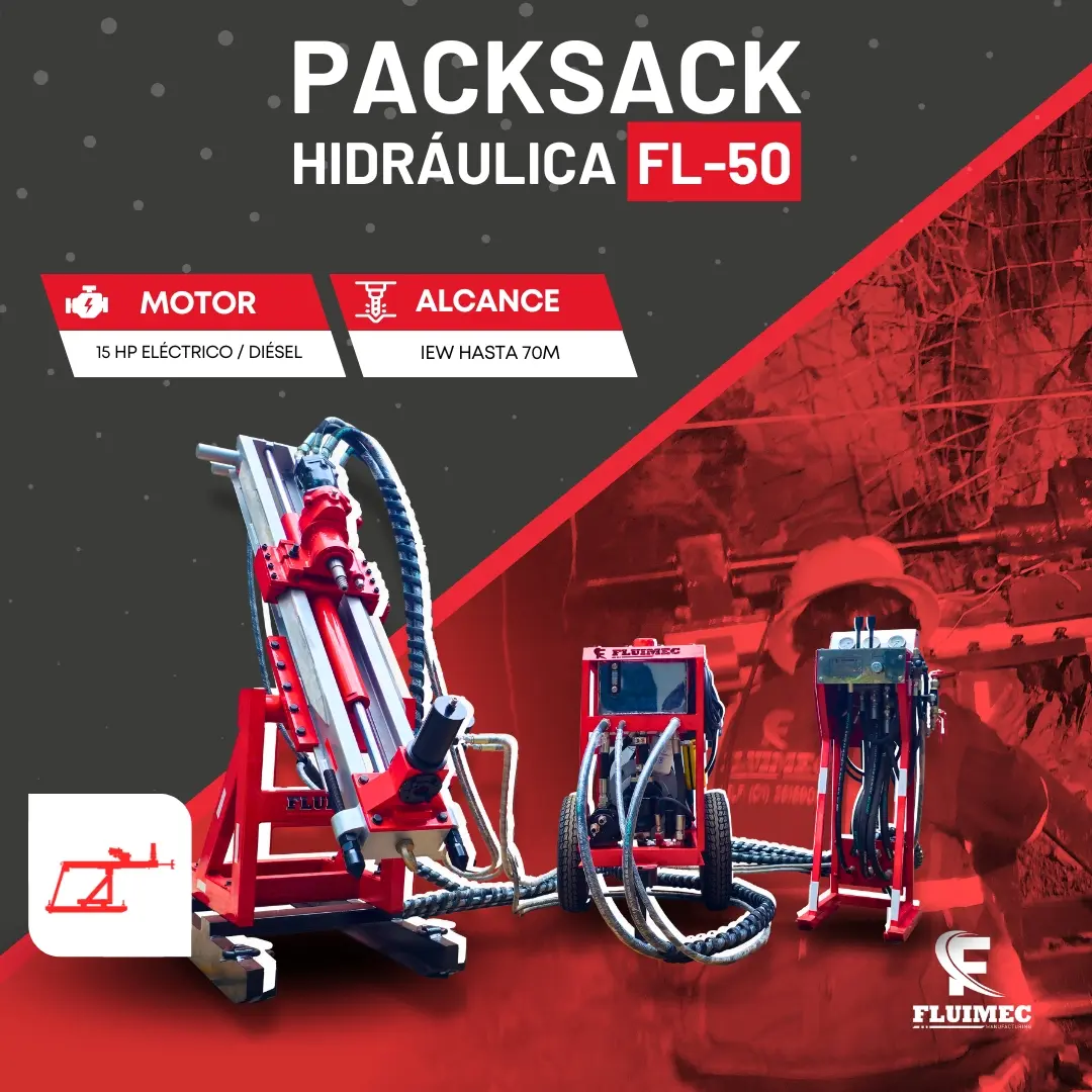 PACKSACK HIDRÁULICA FL50 socavón 