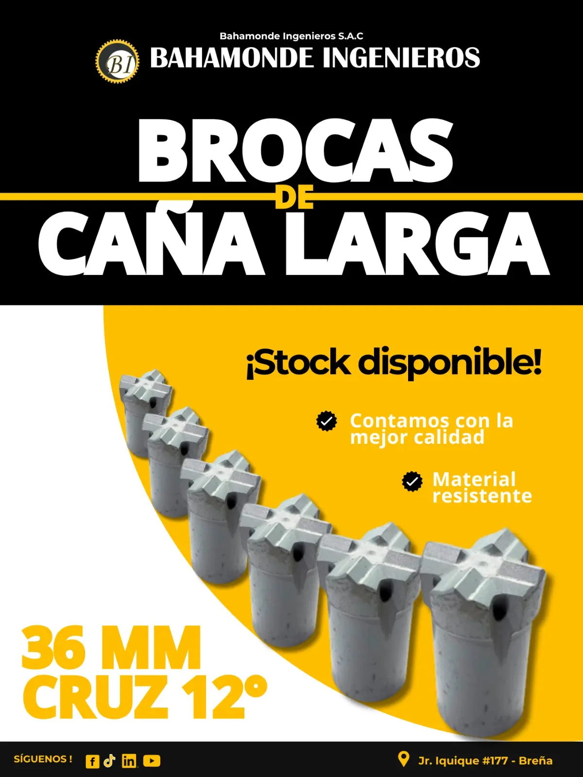 BROCAS CAÑA LARGA 