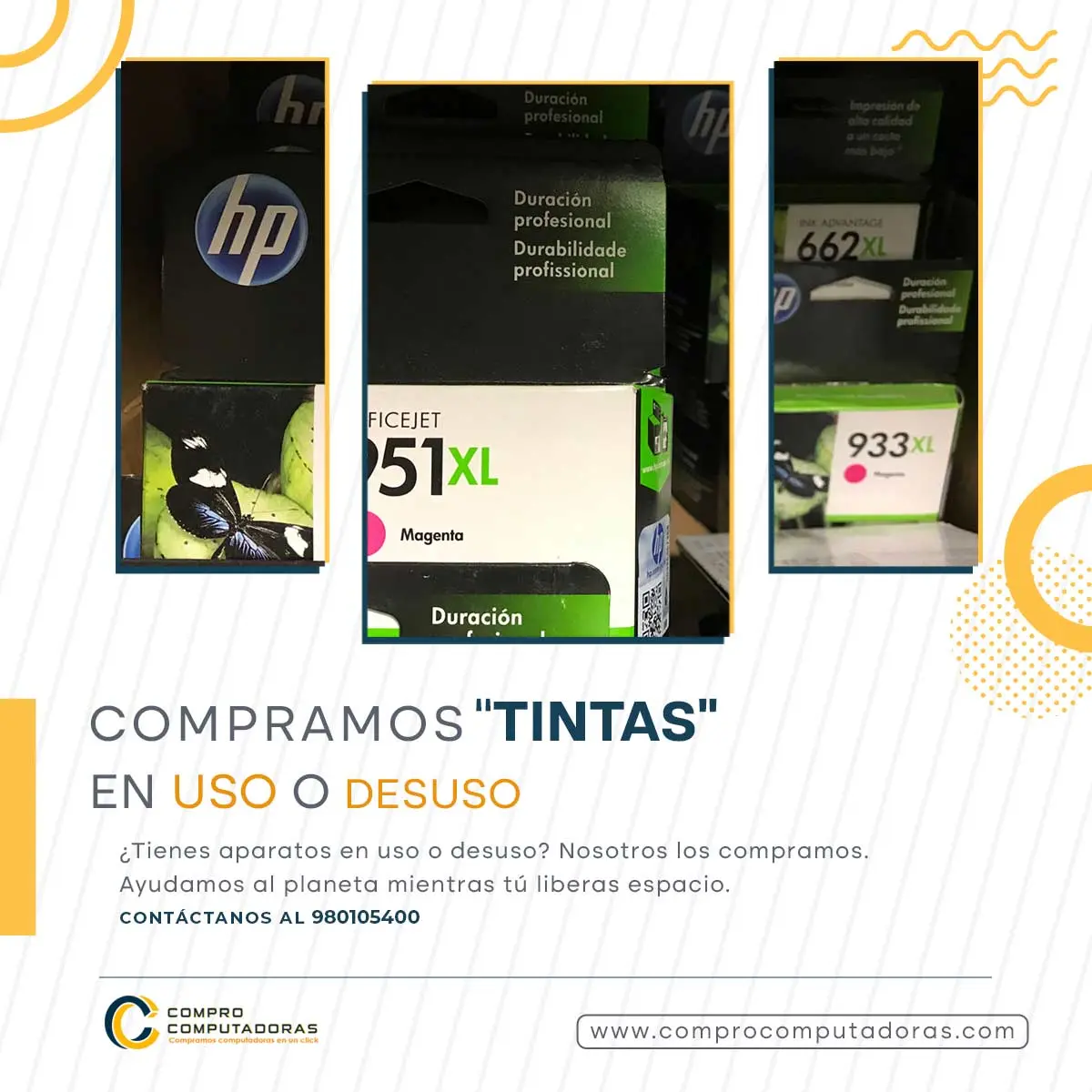 COMPRAMOS TINTAS