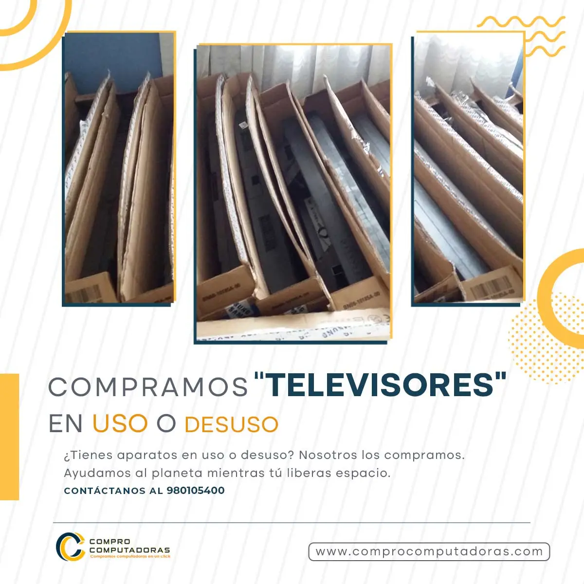 COMPRAMOS TELEVISORES