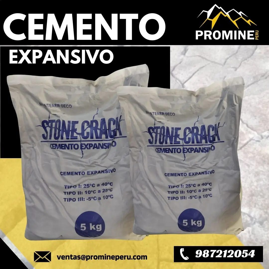 Cemento Expansivo Demolición Segura y Eficiente.