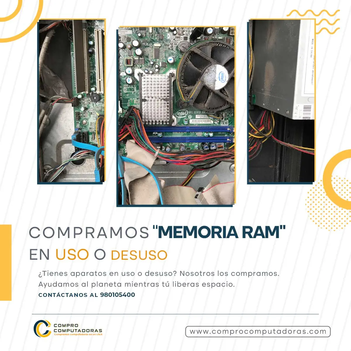 COMPRAMOS MEMORIAS RAM