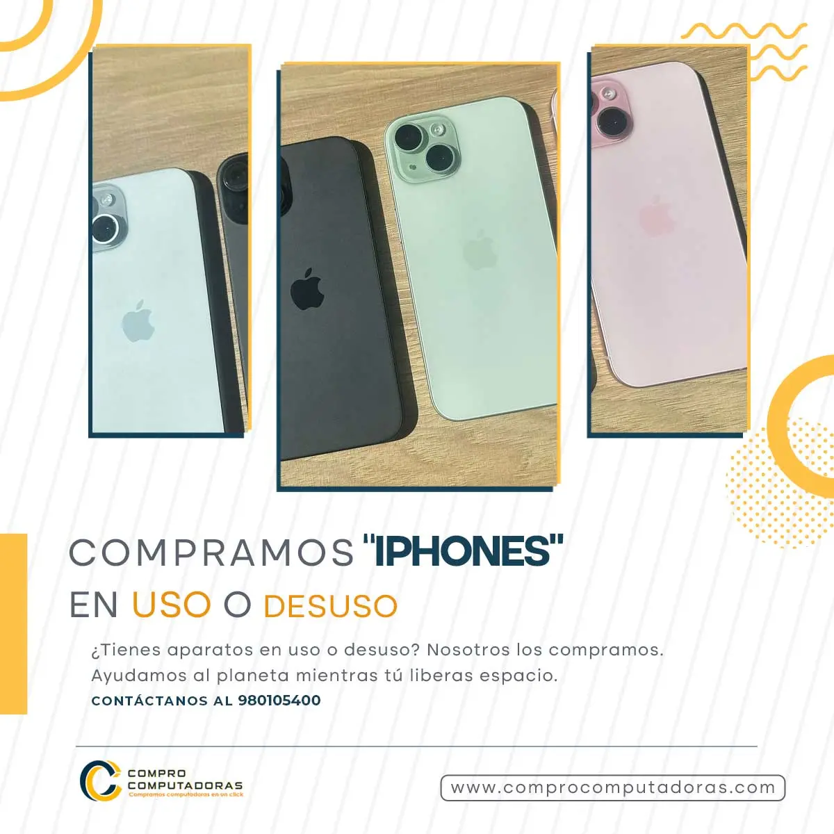 COMPRAMOS IPHONE