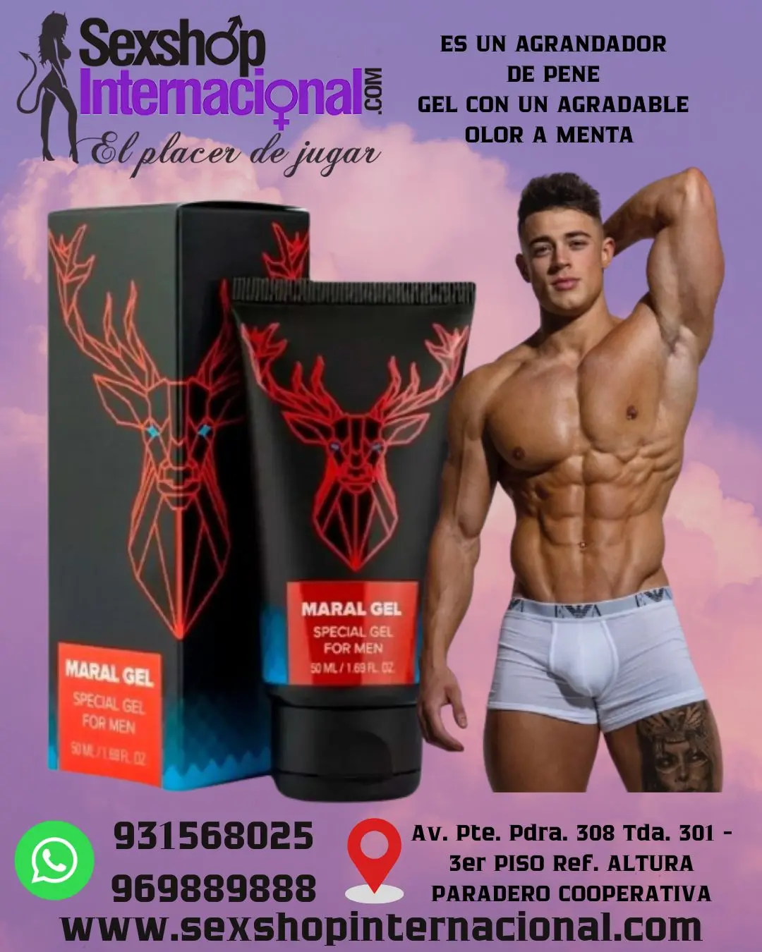 MARAL GEL - ES UN AGRANDADOR DE PENE