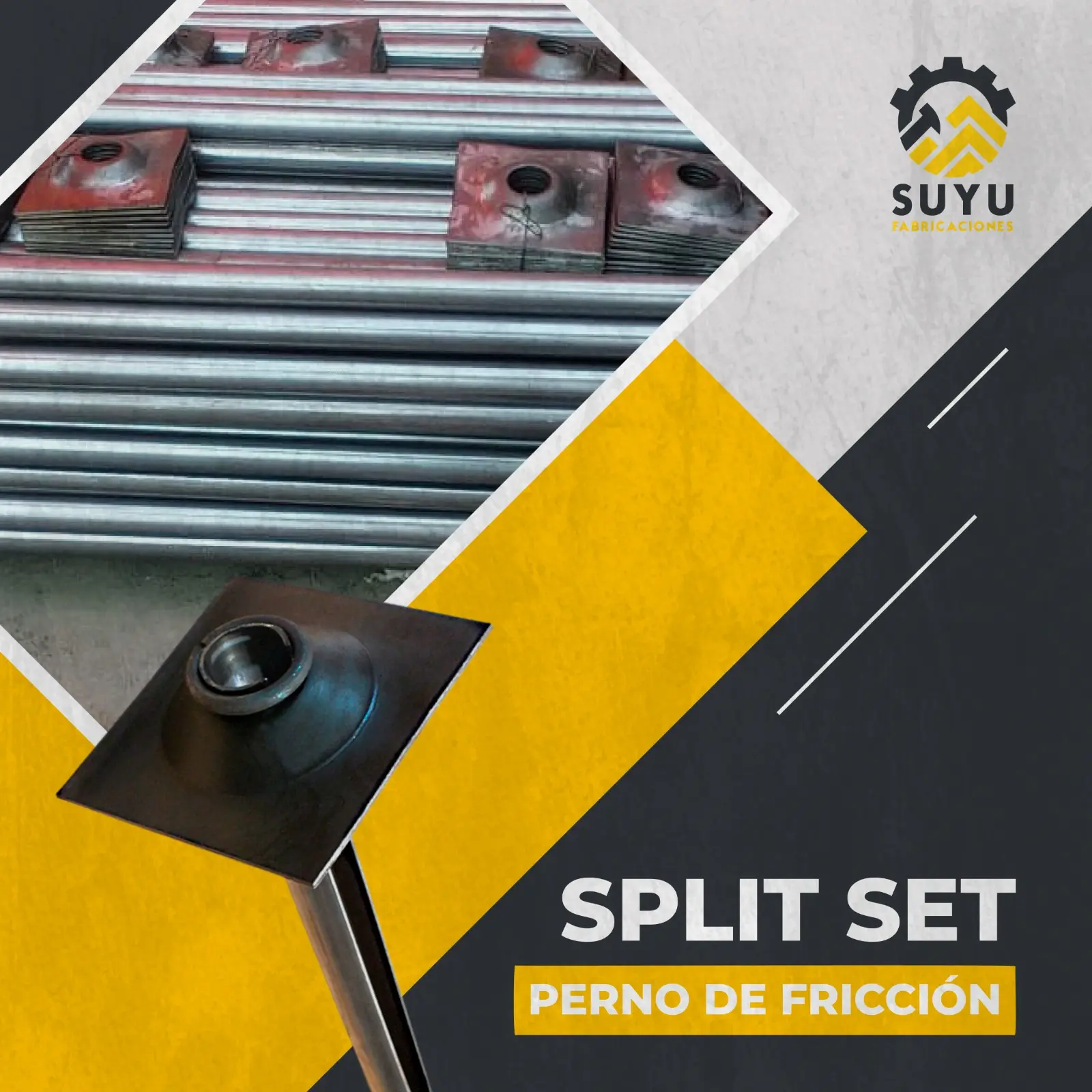 SPLIT SET- PERNO DE FRICCION SUYU FABRICACIONES 