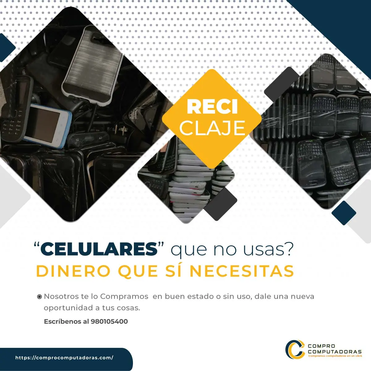 Transforma tus celulares en Dinero