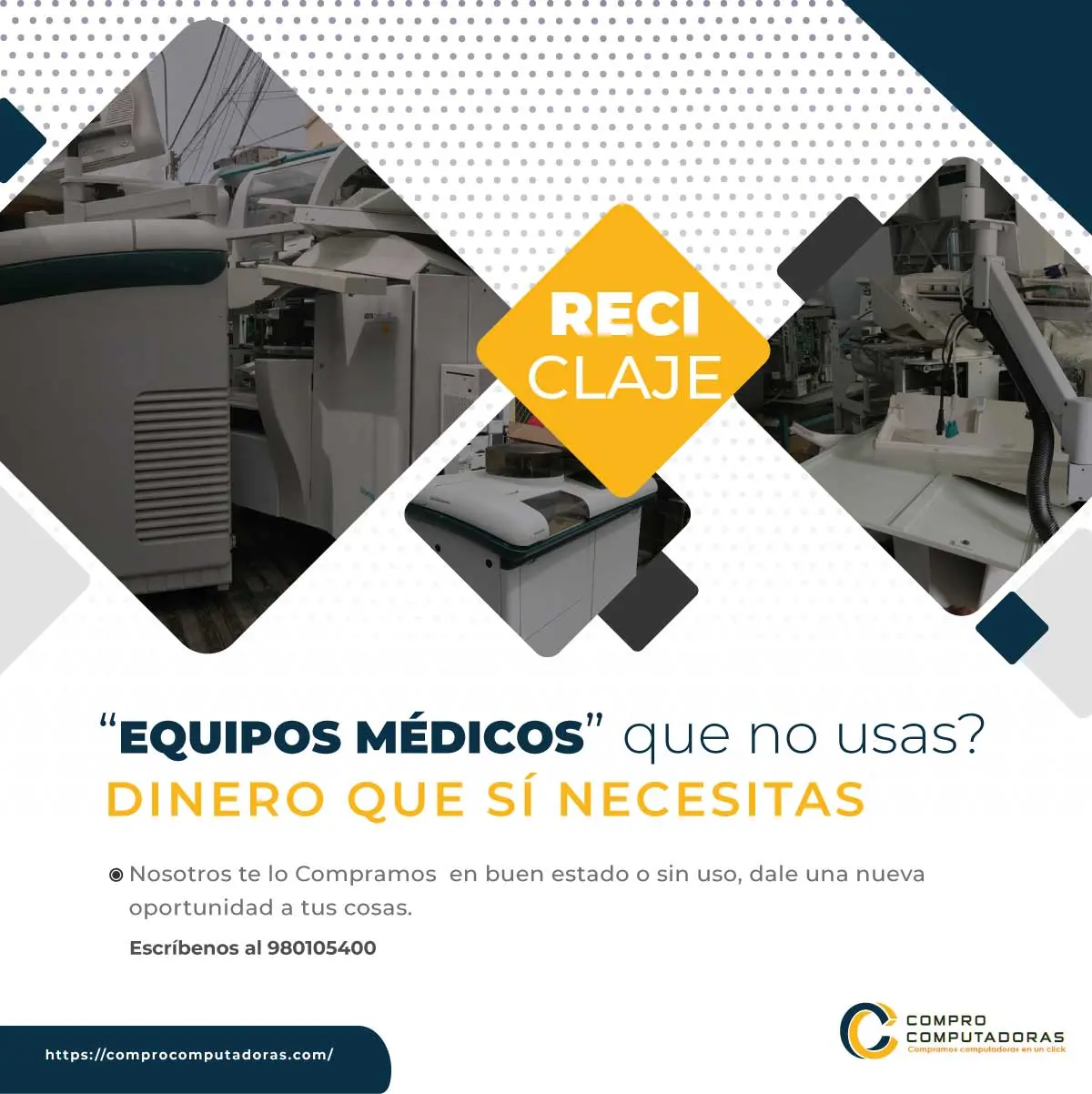 Transforma tus equipos médicos en Dinero