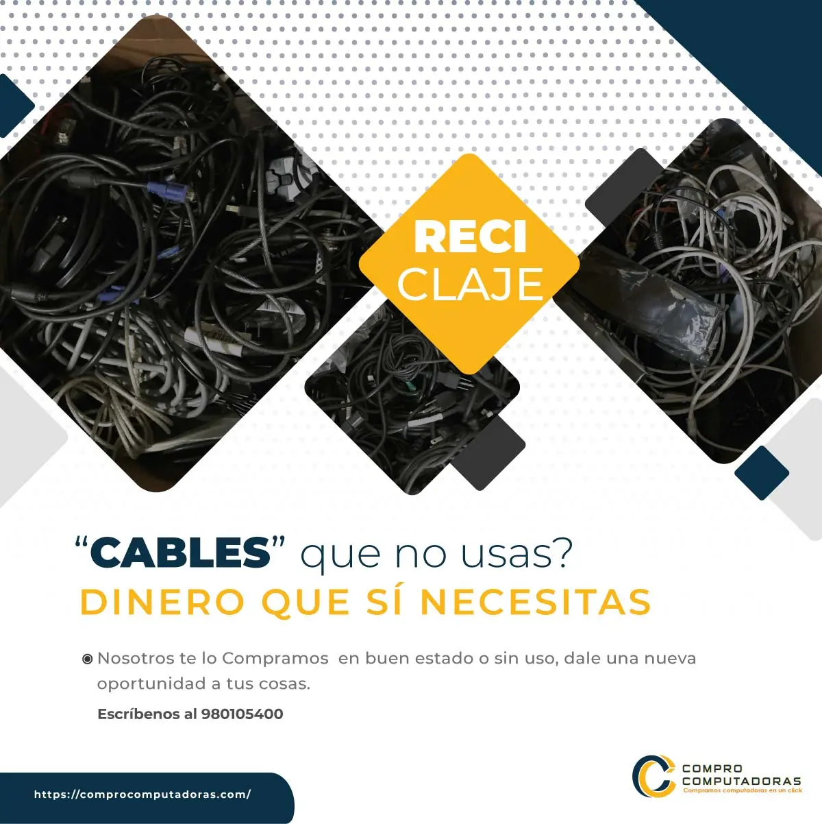 Transforma tus cables en Dinero