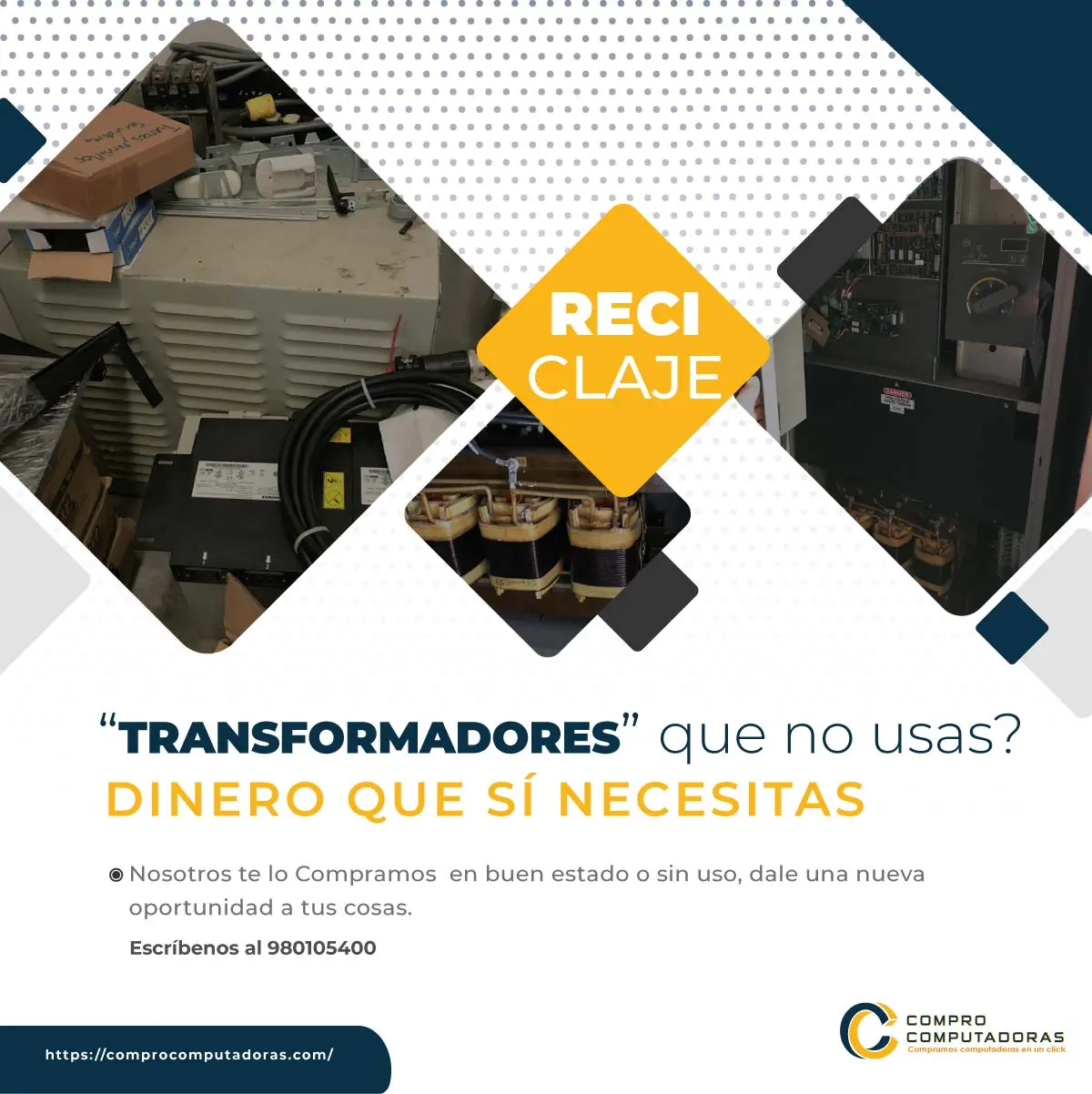 COMPRAMOS TRANSFORMADORES