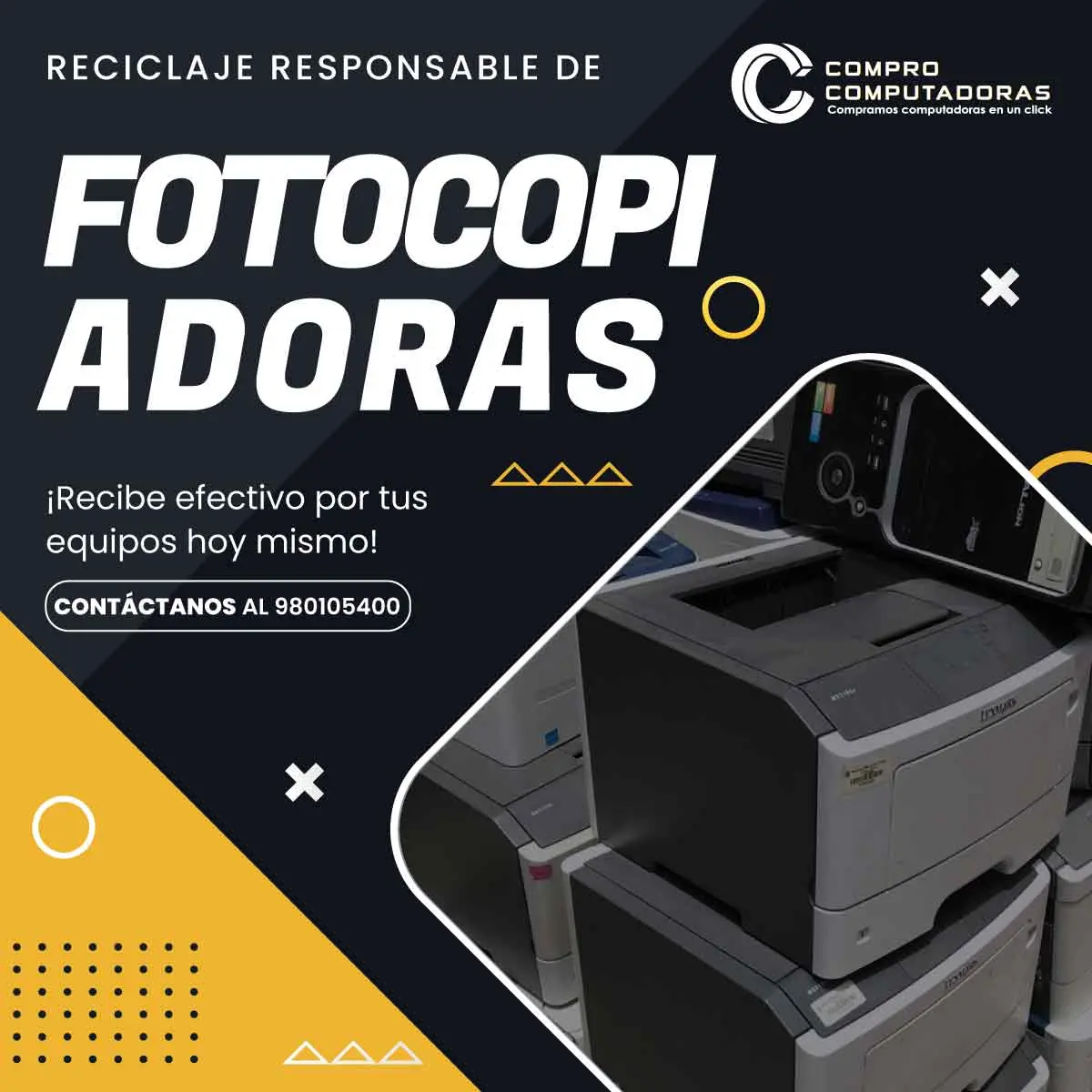 Convierte tus FOTOCOPIADORAS en EFECTIVO 