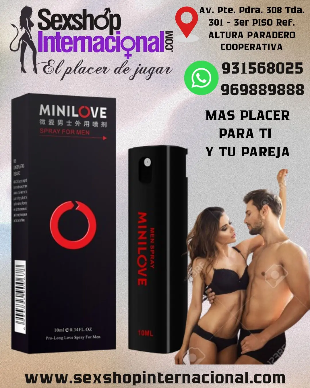 Retardante Minilove Hombre