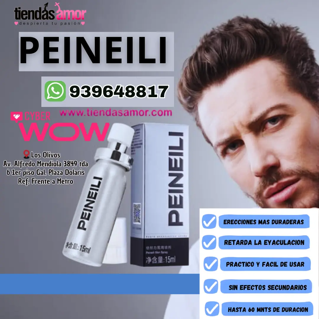 PEINEILI SPRAY RETARDANTE 60 MINUTOS SIN PARAR