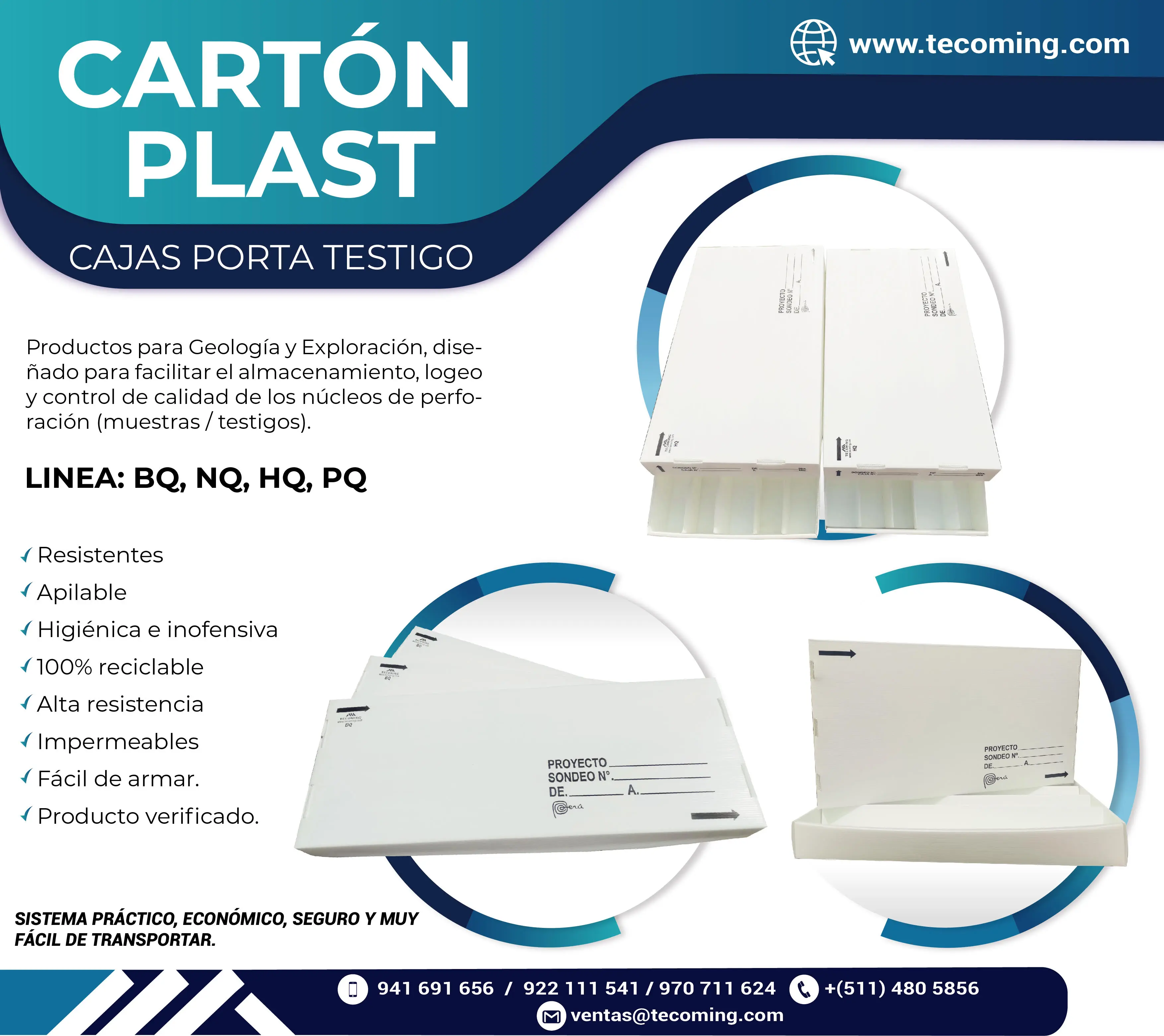 REGISTRO Y CONTROL DE MUESTRAS CON PORTAMINERALES