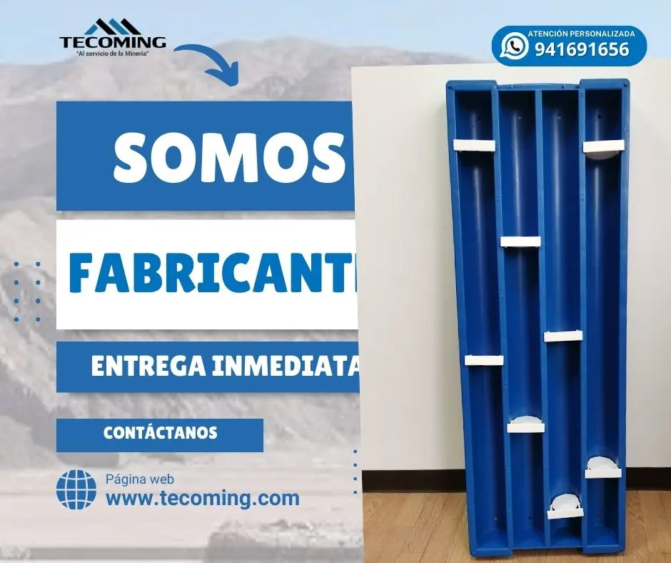 GEOLOGÍA Y MINERÍA BANDEJAS DE PLÁSTICO PARA TESTIGOS MIN