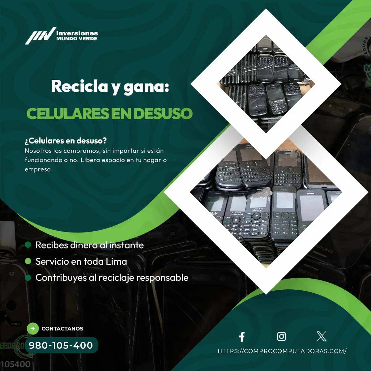  Compra y reciclaje de CELULARES