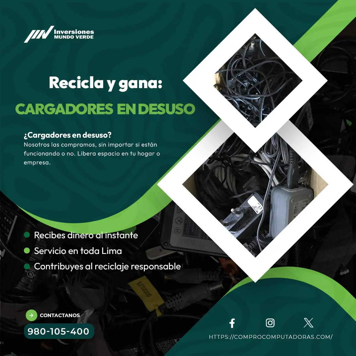  Compra y reciclaje de CARGADORES 