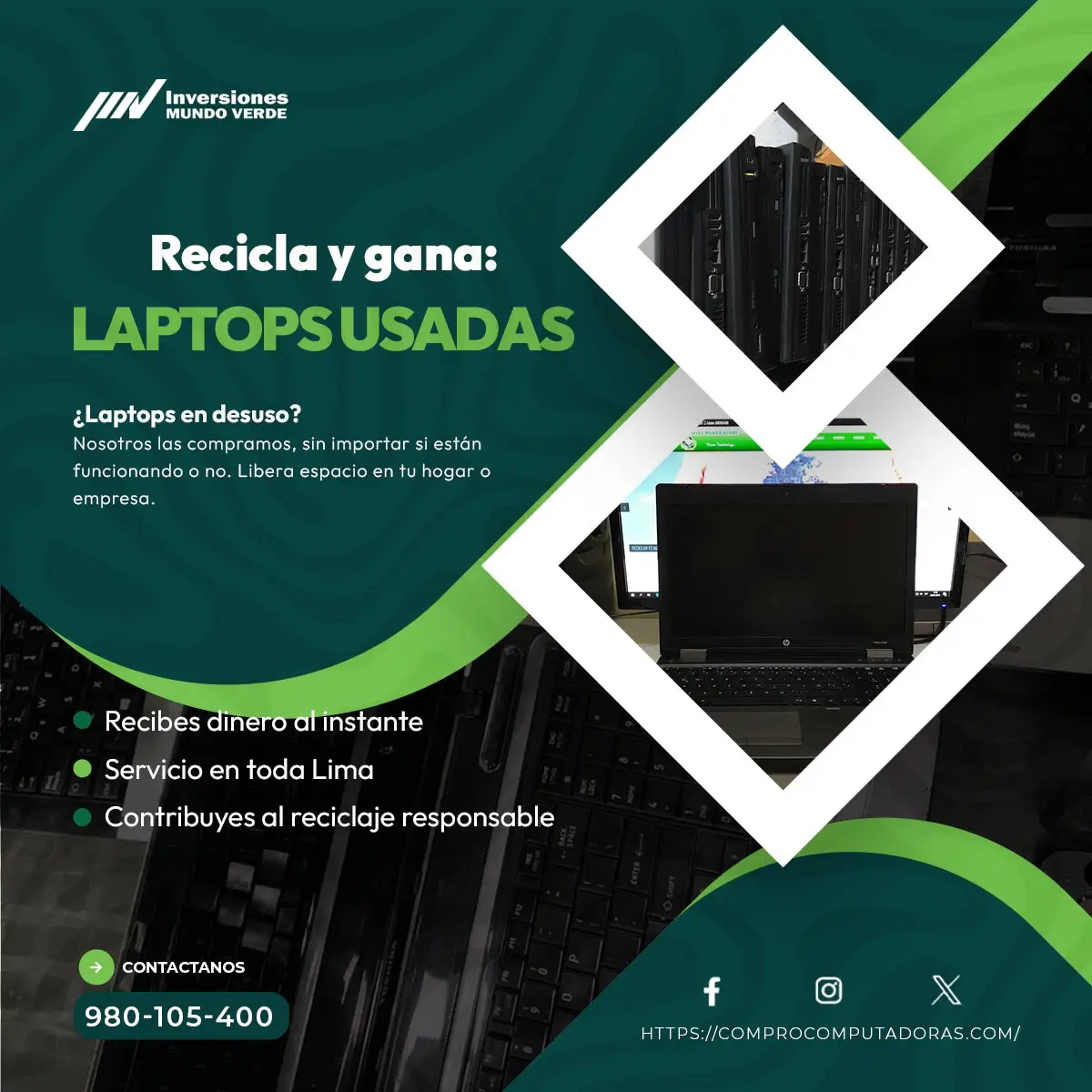  Compra y reciclaje de LAPTOPS 