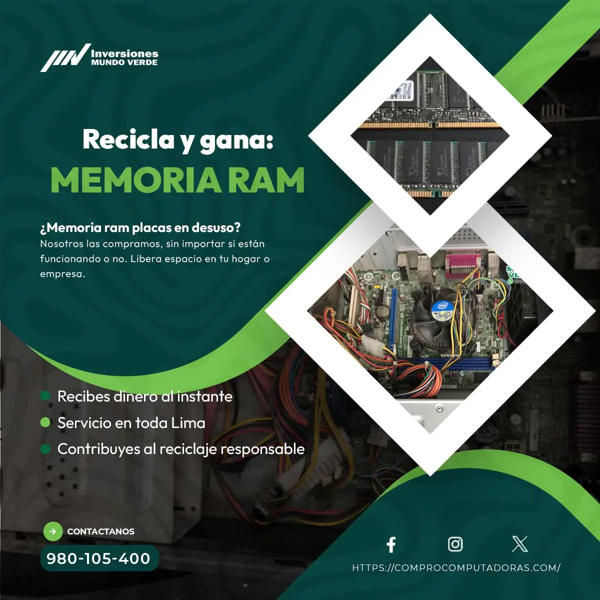  Compra y reciclaje de MEMORIA RAM 