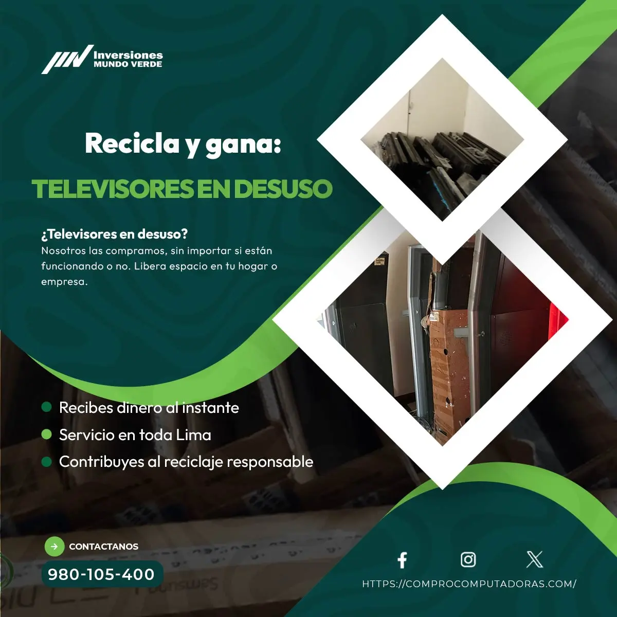  Compra y reciclaje de TELEVISORES 