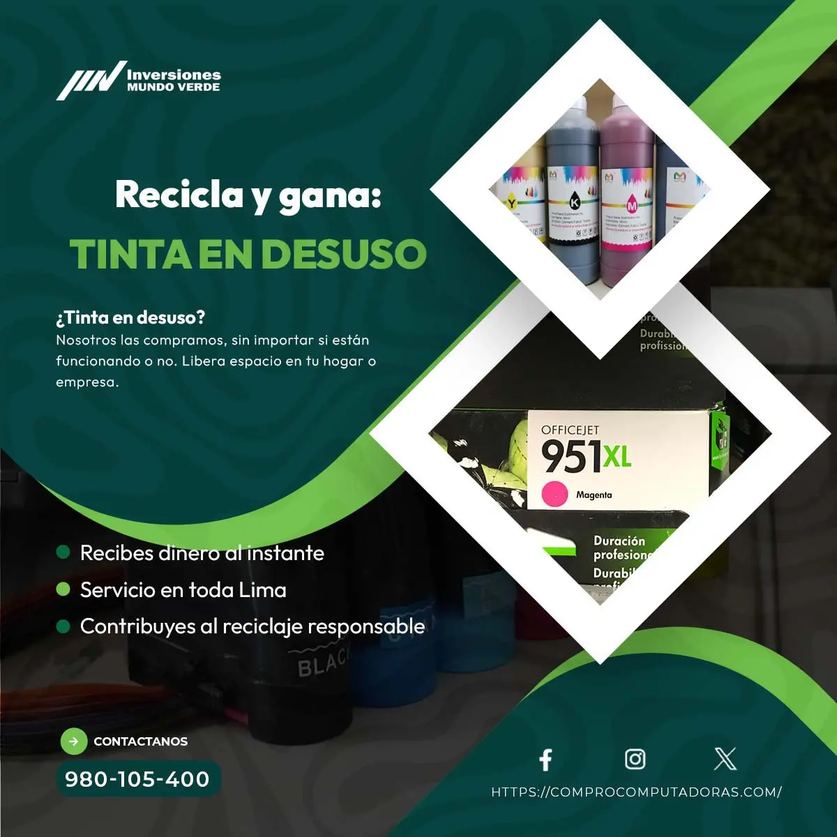  Compra y reciclaje de TINTA 